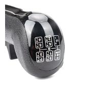 Getdoublerich Palettes de changement de vitesse à trois boutons pour Logitech G27 G29, Thrustmaster TH8A TH8S & Leostat A7, ABS High/Low Gear Head Upgrade, noir