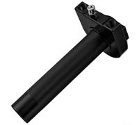Getdoublerich Poignée d'accélérateur pour moto de qualité supérieure - Usinée CNC - Pour tout-terrain - Enduro - Pour MX E-Bike Scooter - 22 mm - Bleu (noir)