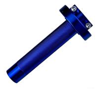 Getdoublerich Poignée d'accélérateur pour moto de qualité supérieure - Usinée CNC - Pour tout-terrain - Enduro - Pour MX E-Bike Scooter - 22 mm - Bleu (bleu)
