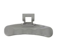 Getdoublerich Poignée de porte de machine à laver DC64-01524A compatible avec lave-tambour Samsung, pièce de rechange en plastique pour accessoires de linge à chargement frontal, blanc ou gris