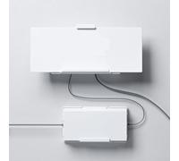 Getdoublerich Pour Starlink pour support de routeur Gen 3, support mural en ABS pour routeur V3 et kit de montage d'alimentation pour économiser de l'espace (B)