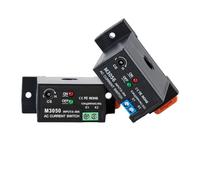 Getdoublerich Relais de commutation de détection de courant alternatif M3050/M3056, seuil réglable 0,2-30 A, capteur d'induction auto-alimenté pour surveillance de ligne de forage, noir