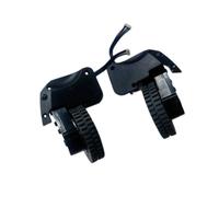 Getdoublerich Roue gauche et droite de rechange pour aspirateur robot Kyvol D3 E20 E31, rouleau de roulette latérale ABS, installation silencieuse, noir