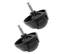 Getdoublerich Roulette avant pour aspirateur robot BObsweep Ultra-Vision Pet - Pièce de rechange en plastique noir pour une maniabilité fluide