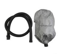 Getdoublerich Sac à poussière de ponçage, sac d'aspirateur pour ponceuse murale, sans poussière, auto-amorçant, machine à papier de verre, collecteur de poussière, outils de nettoyage