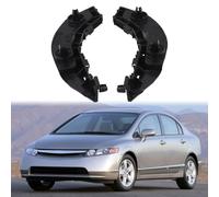 Getdoublerich Support de fixation de pare-chocs avant pour Honda Civic 2006-2011 berline 4 portes, en plastique noir, lot de clips de fixation pour remplacement de 71598-SNA-A01 71593-SNA-A01