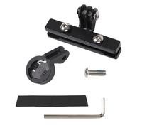 Getdoublerich Support de fixation pour rail de selle de vélo en alliage d'aluminium pour feu arrière Magicshine RN120, adaptateur de selle avec extension pour rails de 7 x 7 à 7 x 10 mm, noir