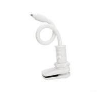 Getdoublerich Support de moniteur de bébé, support de tuyau flexible alternatif pour bras de chaise, étagère, rail de berceau, sans perçage, blanc