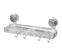 Getdoublerich Support de rangement à ventouse pour salle de bain Motif glacier (A)