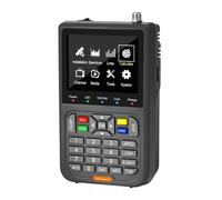 Getdoublerich Télémètre numérique pour localisateur satellite avec écran LCD HD de 3,5", analyse de force du signal et de qualité DVB-S2X, charge rapide de 4000 mAh de type C, prend en charge DiSEqC