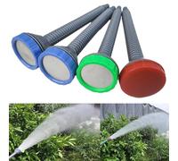 Getdoublerich Tête d'arrosage de serre avec buses en maille de 400 à 2000 - Pulvérisateur d'irrigation de jardin en acier inoxydable pour tuyaux de 16 mm/20 mm/25 mm, brume fine pour ferme, crèche