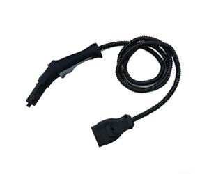 Getdoublerich Tuyau de Rechange pour Nettoyeur Vapeur Karcher pour SC5, SG 4/4, 2 x 5 m avec poignée et Interrupteur de Connexion, Tuyau Flexible de Vapeur 43220460 4.322-046.0