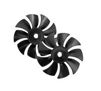 Getdoublerich Ventilateur compresseur d'air pour moteur 1100 W 1500 W, ventilateur de refroidissement à connexion directe avec arbre de 135 mm de diamètre 12 mm, ventilateur en plastique à faible