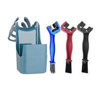 Geteawily Boîte À Nettoyage Chaîne Moto - Brosse Nettoyage De Moto - Brosse Chaine Moto - Outil De Nettoyage De Chaîne - Brosse Chaine Moto Kit De Brosses De Nettoyage