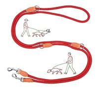 Getervb Laisse Lasso pour Chien Dressage 3M Réglable Laisse Corde Double pour Chiens Petits Moyens Grands pour Dresser Courir Et Marcher