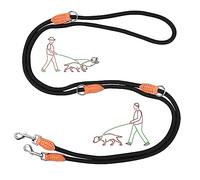 Getervb Laisse Lasso pour Chien Dressage 3M Réglable Laisse Corde Double pour Chiens Petits Moyens Grands pour Dresser Courir Et Marcher