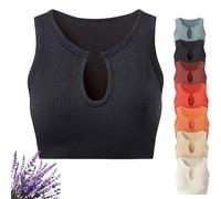 Getheyshape Shape Me Up Crop Top, Women's Cropped High Support Yoga Workout Sleeveless Tank Top Sports Bra