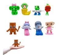 GETJOY Lot de 8 jouets italiens Brainrot - Figurines de collection uniques - Décoration de bureau créative avec personnages ludiques - Idéal pour exposer et offrir - Objets de collection inspirés