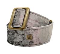 SANGLE 2" BOUJEE VELVET - HERMATITE SILVER