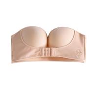 GETMINT Soutien-gorge sans bretelles, boucle avant sans bretelles, soutien-gorge push-up invisible sans couture avec boucle avant, Chair, 105A/B/C