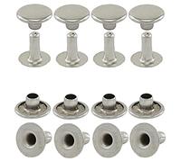 GETMORE Parts Rivets tubulaires, Calotte Simple, Acier - à partir de 100 pièces (Argent nickelé, 12 mm)