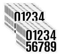 GETRICH 200 Pièces 10CM Chiffres Adhesifs, 20 Feuilles Chiffre Autocollant Imperméable, Vinyle Chiffres Autocollants, Autocollants Numero Grand pour Boîte Aux Lettres Fenêtre Porte Maison Adresse-1