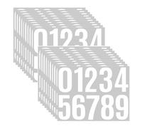 GETRICH 200 Pièces 10CM Chiffres Adhesifs, 20 Feuilles Chiffre Autocollant Imperméable, Vinyle Chiffres Autocollants, Autocollants Numero Grand pour Boîte aux Lettres Fenêtre Porte Maison Adresse-2