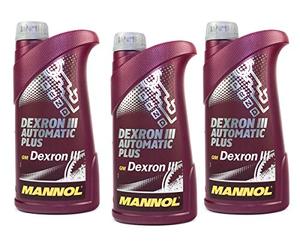 Getriebeöl Getriebe Öl MANNOL Dexron III Automatik Plus 3 X 1 Liter
