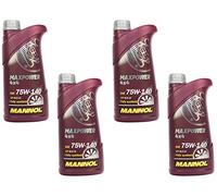 Getriebeöl Getriebe Öl MANNOL Maxpower 4x4 75W-140 API GL 5 LS 4 X 1 Liter