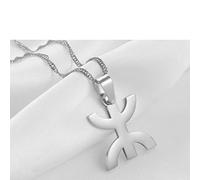 Getsona Afrique Berbères Symbole Pendentif Colliers - Ethnique Hip Hop Pays Cartes Drapeau Collier Pour Femmes Hommes Charme Bijoux Chaîne De La Clavicule Chandail Mince Cadeaux Patriotiques, Blan
