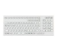 GETT Smart Clinical Board USB ( FR ) Silicone Clavier IP68 désinfectable étanche blanc 106 touches (TKG-106-IP68-WHITE-USB-FR)