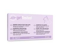 getTested Test rénal pour chats, kit d'analyse d'urine à domicile de 10 minutes, bandelettes de test UPC pour détection précoce de l'IRC, protéinurie et surveillance de la santé rénale