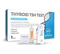 GetTested TSH Kit de test thyroïdien - Test rapide de la thyroïde à domicile pour les niveaux de TSH - Résultats rapides - Facile à utiliser - Précis et pratique