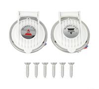 Gettimore 1 paire d'interrupteurs à pied de guindeau d'ancrage de bateau 12 V 24 V pour commande de treuil marin vers le haut et vers le bas