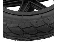 Gettimore 1 roue de vélo 30,5 cm 10 x 2,50 pouces intérieur + extérieur avec moyeu de roue 12 1/2 x 2 1/4 (62-203) pour accessoires de vélo