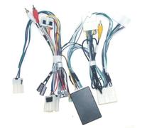 Gettimore Adaptateur de câble d'alimentation 16 broches pour Android avec boîtier Canbus pour Nissan Teana