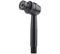 Gettimore Adaptateur de valve Presta vers Schrader en alliage d'aluminium coudé à 110 degrés pour roues à disque et vélos à pignon fixe Noir