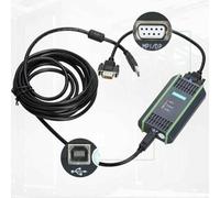 Gettimore Adaptateur PC USB-MPI pour Siemens S7-200/300/400 PLC, câble de programmation RS485 avec protection contre les surtensions, adaptateur automatique 187,5 Kbps, distance de 1000 m