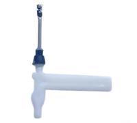 Gettimore Aiguille à double tête pour tourne-disque BS RST16 ST17 SC11M SC12M SC12H - 3 cm de rechange pour phonographe en plastique - Blanc