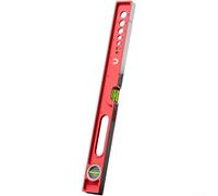 Gettimore Aluminium moulé de précision pour niveau à bulle 50 cm - Base magnétique robuste pour alignement vertical et horizontal - Kit d'outils essentiels pour charpentier (500 mm)