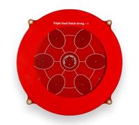 Gettimore Antenne triple alimentation 150 mm 5,8 GHz pour émetteur d'image Pagoda Array FPV, gain 14 dBi, connecteur femelle SMA