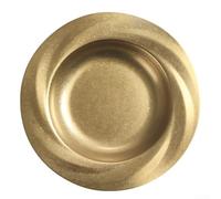 Gettimore Assiettes rondes en acier inoxydable doré et argenté pour la cuisine (doré)
