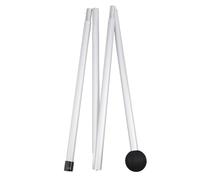 Gettimore Bâche pliable pour auvent de plage pour camping, fête, poteaux en alliage d'aluminium avec couvercle en silicone, léger et portable pour auvent, entraîneur de swing de golf, Hel