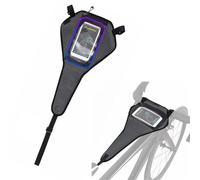 Gettimore Bandeau anti-transpiration pour entraînement de vélo d'intérieur, compatible avec les vélos de montagne de route et stationnaires, réglable 450 x 250 mm en maille de nylon avec support de