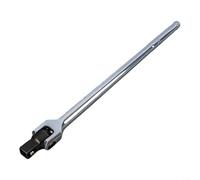 Gettimore Barre de disjoncteur à tête pivotante extra longue en acier forgé 45,7 cm Clé à moitié, espaces restreints et utilisation automobile