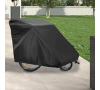 Gettimore Bicy Housse de remorque imperméable et coupe-vent en tissu Oxford avec revêtement en polyuréthane pour remorques simples et doubles Thule Burley Qeridoo Noir