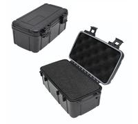 Gettimore Boîte de rangement à outils anti-explosion IP67 avec insert en mousse personnalisable, boîtier ABS anti-écrasement, soupape de pression, 220 x 124 x 50 mm