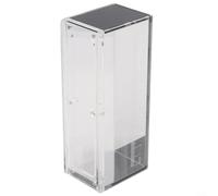 Gettimore Boîte d'observation et d'accclimation en acrylique pour enfants avec pour observation des écailles de poissons, crabes et grenouilles Transparent Camping en plein air Noir
