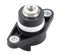 Gettimore Bornier d'alimentation rond en laiton à courant élevé 150 A avec coque PA66 ignifuge pour systèmes de stockage d'énergie, rouge et noir