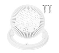 Gettimore Bouchon de vidange pour piscine Hayward SP1030 et modèles à double sortie d'aspiration en ABS blanc avec 8 vis incluses